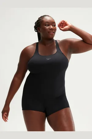 Speedo Black Endurance+ Legsuit Swimsuit AU 16