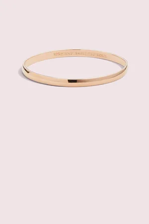 Kate Spade Rose Gold Tone Idiom Bangle One