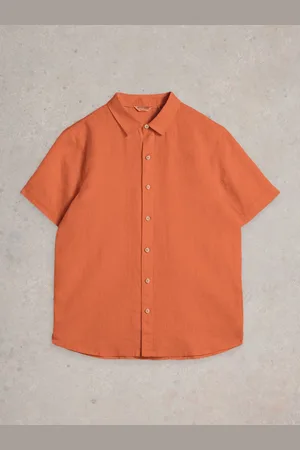 White Stuff Keswick Short Sleeve 100% Linen Shirt M