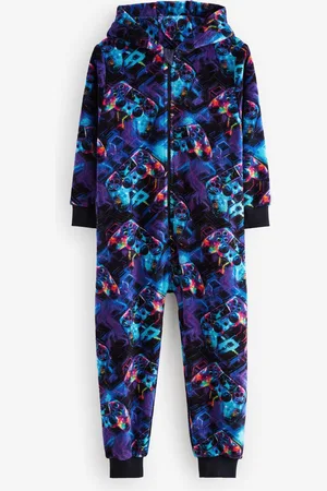 Next Blue Gamer All-In-One Fleece Pyjamas (3-16yrs) 4 Years (104cm)