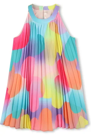 Billieblush Halterneck Plisse Bright Print Dress 8 Years (128 cm)