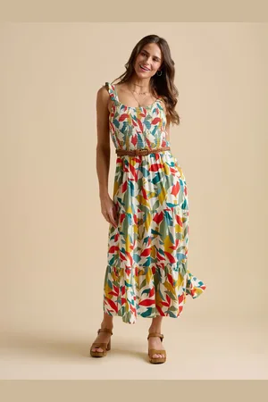 Brakeburn Falling Leaves Maxi Dress 18