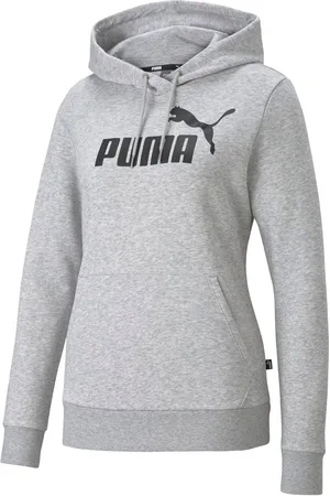 PUMA Grey Essentials Logo Women