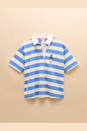 Joules Leighton Short Sleeve Cotton Slub Rugby Top 24