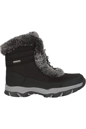 Mountain Warehouse Black Ohio Short Womens Thermal Snow Boots AU 9 (EU 40)