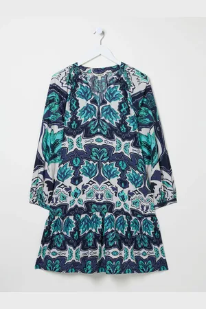 Fat Face FatFace Amy Mirrored Dress AU 8 L