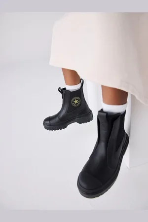 Converse Black Chuck Taylor Junior Lugged Chelsea Boots AU 10 (EU 27.5)