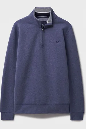 J.Crew Company Blue Classic Half Zip Sweatshirt M