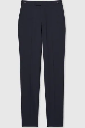 Reiss Blue Dream Regular-Fit Wool-Blend Suit Trousers 34