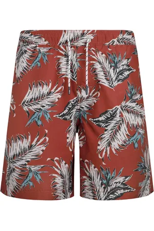 Weird Fish Belukha Printed Swim Shorts 38