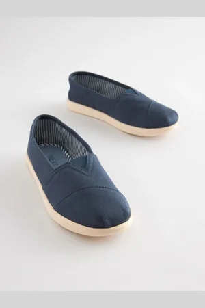 Next Canvas Slip-Ons Shoes US 4 (UK 3)