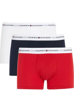 Tommy Hilfiger Blue Blue Signature Cotton Essential Boxers 3 Pack S
