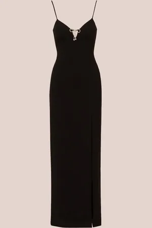 Adrianna Papell Adrianna by Knit Crepe Column Gown AU 14