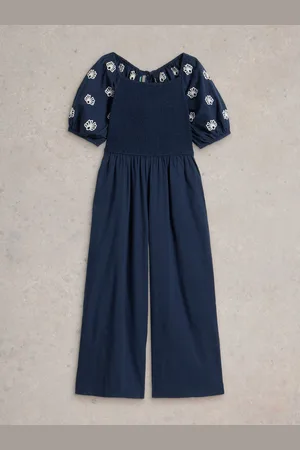 White Stuff Blue Reese Jumpsuit M