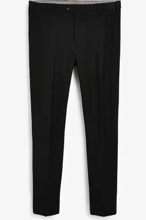 Next Black Skinny Fit Motionflex Stretch Suit Trousers 34W x 31L (UK 34 R)