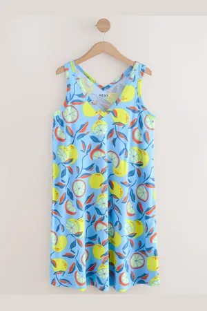 Next Sleeveless V-Neck Slouch Dress M Reg