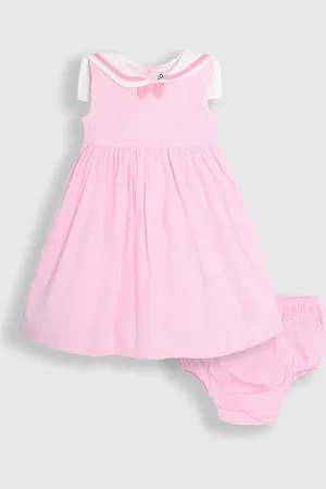 JoJo Maman Bébé Sailor Stripe Party 100% Cotton Dress 3