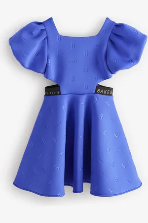 Ted Baker Branded Waistband Embossed Scuba Dress 11 Years (146cm)
