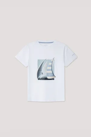 Hackett Classic Fit Sailboat T-Shirt 15 Years (170cm)