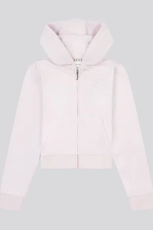 Juicy Couture Dark Purple Diamanté Zip Through Hoodie 9