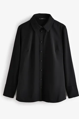 Next Crepe Long Sleeve Button Down Shirt AU 12