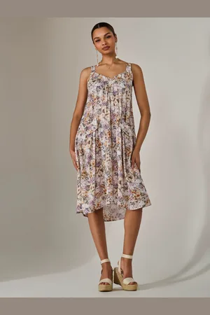 Jolie Moi A-Line Pocket Smock Dress AU 18