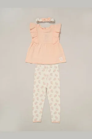 LILY & JACK Orange Printed 100% Cotton Top and Legging Set 18 Months (86cm)
