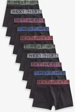 Next Black Autumn Waistbands Trunks 10 Pack (2-16yrs) 13