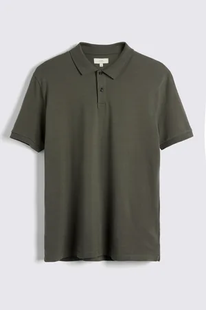 Moss Pique Polo Shirt XXL