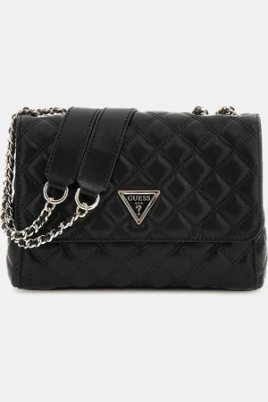 Guess Giully Quilted Crossbody Black Bag One