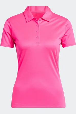adidas Womens Solid Short Sleeve Polo Shirt XL