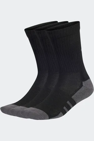 adidas Black Essentials Crew Socks 3 Pack 4.5-5.5