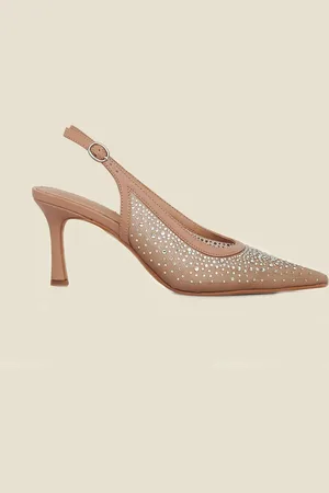Sosandar Sparkle Slingback Court Heels AU 9 (EU 40)