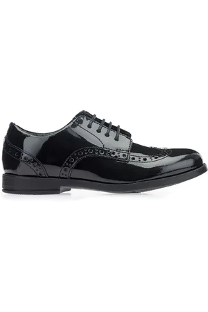 Start Rite Start-Rite Brogue Snr Patent Leather School Shoes Wide Fit AU 8 G (EU 25.5)