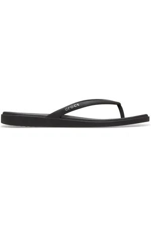 Crocs Black Miami Flip Sandals