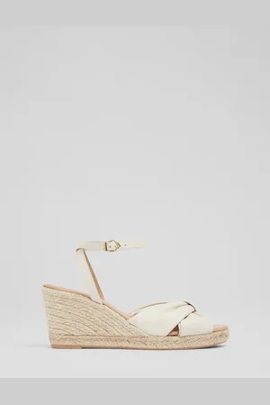 LK Bennett Angela Suede Espadrille Sandals AU 8 (EU 39)