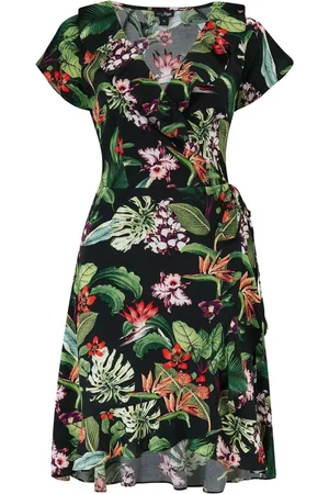 Pour Moi Frill Wrap Woven Beach Dress AU 16