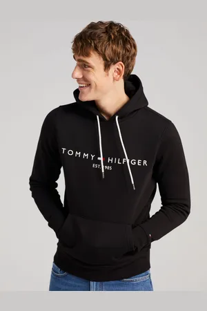 Tommy Hilfiger Black Core Logo Hoodie XXL