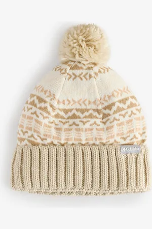 Columbia Sweater Weather Pom White Beanie One