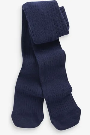 Next Navy Baby Single Rib Tights (0-18mths) 3