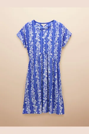 Joules Nia Jersey V-Neck Dress L
