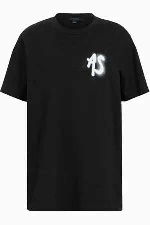 AllSaints AllSaints Black Spray 100% Organic Cotton T-Shirt small