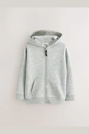 Clarks Grey Zip Through Sweat Hoodie 166168cm