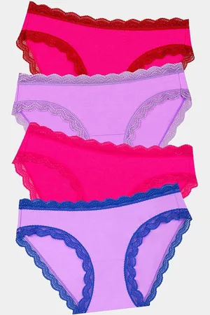 Stripe & Stare Original Knickers 4 Pack L