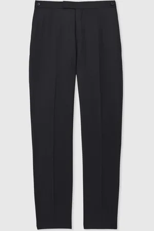 Reiss Navy Oscar Wool-Blend Slim-Fit Suit Trousers 28