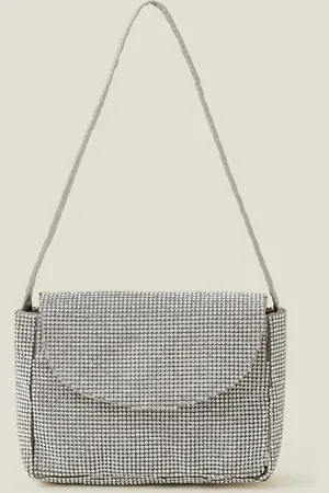 Accessorize Grey Girls Gem Sparkle Mini Bag one