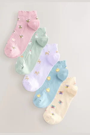 Next Spring Animals Trainer Socks 5 Pack One