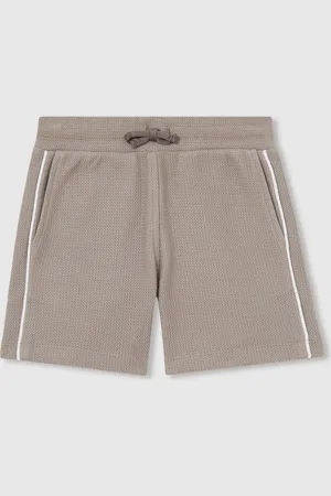 Reiss Pinta 3-9 yrs Cotton Textured Piped Shorts 3