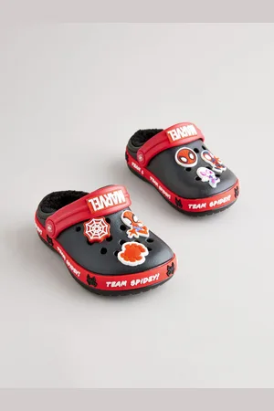 Next Black Spidey Lined Clog Slippers AU 2 (EU 34.5)