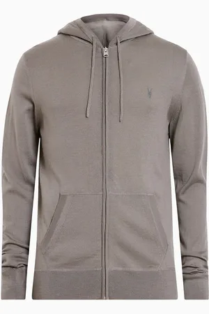 AllSaints AllSaints Grey Mode Merino Zip Hoodie M